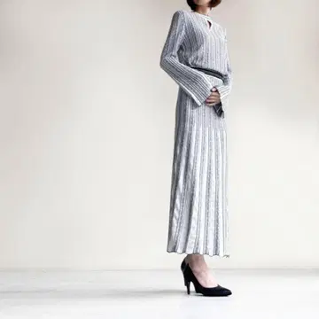 mame kurogouchi 스트라이프 니트 스커트 사이즈 2