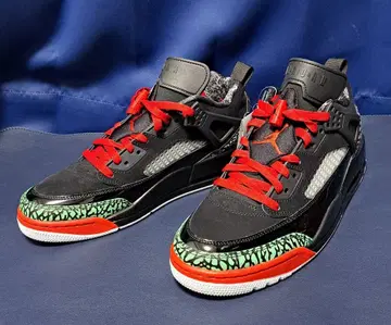 JORDAN SPIZIKE LOW 'black/ RED' 26.5cm