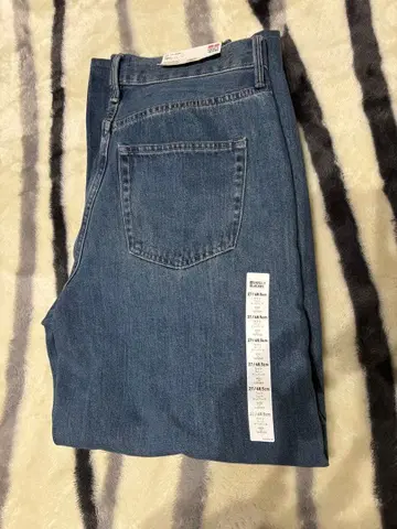 [새상품] UNIQLO 배기 커브진 사이즈 27