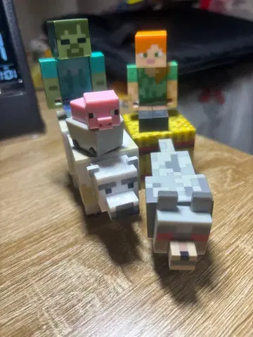 마인크래프트 피규어 6체 세트