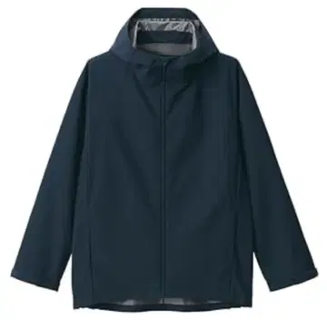 MUJI 신사 발수 후드 자켓 남성용 S 블랙 익명 배송
