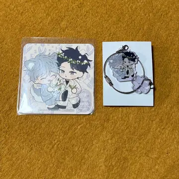 밑면 넓은 콜라보 카페 애매한 울프 아크릴 와이어 참 코스터