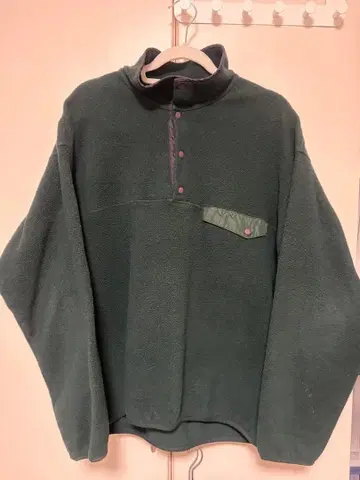 patagonia 하프 지퍼 플리스 자켓 L 다크 그린