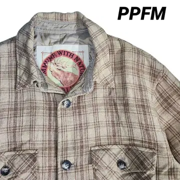 PPFM 울 소재 충전솜 퀼팅 셔츠 자켓 69034