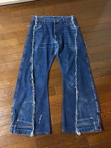 리메이크 부츠컷 데님 플레어