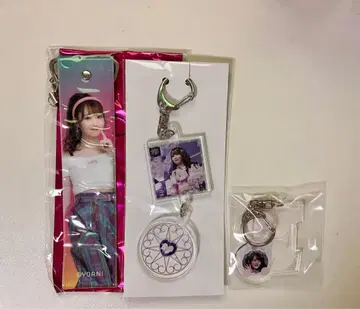 오타니 에미리 굿즈 3점 스트랩 키링