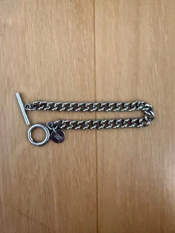 실버 체인 팔찌 토글식