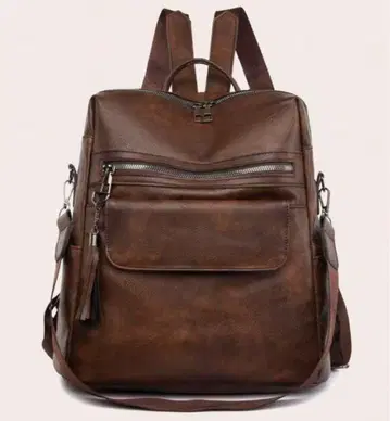 마지막 1개 ZARA 장르 해외 브랜드 대용량 고급 레트로 브라운 럭색