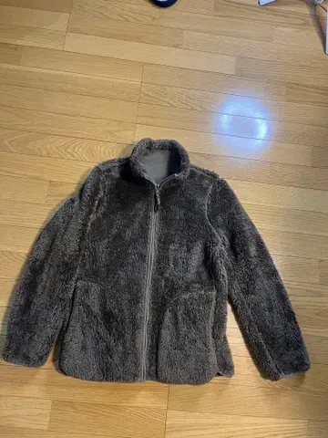 브라운 플리스 자켓