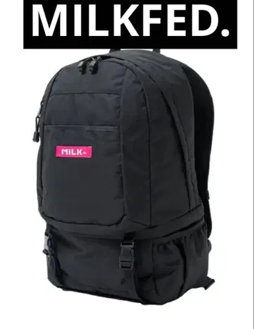 MILKFED. MILK. 블랙 백팩