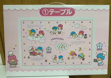 키키&라라 50주년 뽑기 테이블&멜라민 플레이트 익명 배송 산리오