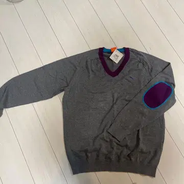 PUMA 골프 V넥 스웨터 XL 그레이