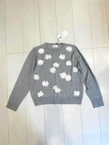 오파크 클립 OPAQUE.CLIP 플라워 니트 미사용 새상품