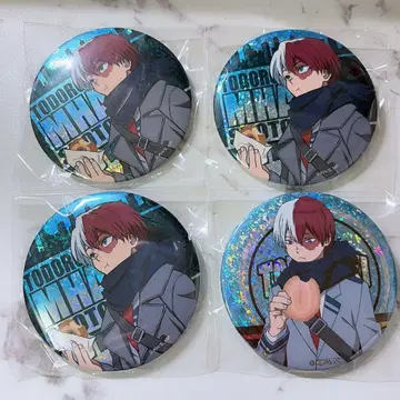 세가 콜라보 카페 나의 히어로 아카데미아 홀로그램 캔뱃지 토도로키 쇼토