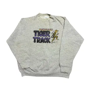 80s USA Tultex  맨투맨 타이거 백프린트 있음