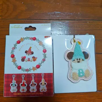 디즈니 크리스마스 2025 릴린린 키체인 블루