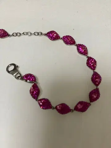 정품 스와로브스키 핑 크리프형 팔찌