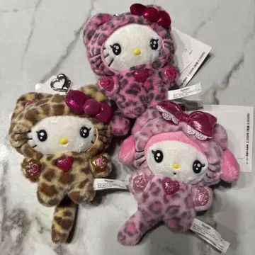 산리오 갸루 고양이 헬로키티 마스코트 홀더 마이멜로디