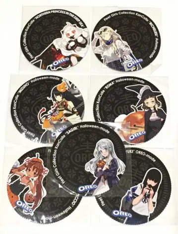 칸코레 로손 진수부 가을 축제 오레오 마그넷 7종 세트