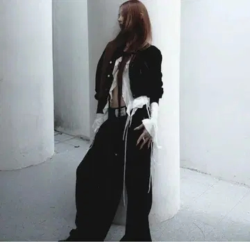 theredthread S 벨벳 파우치 팬츠 재킷