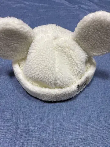 디즈니 미키 복슬복슬 보아 햇 팬캡 화이트