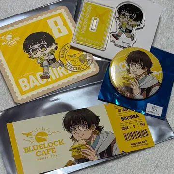 블루 록 카페 미니 아크릴 스탠드 & 굿즈 세트 [히바리 메구루]