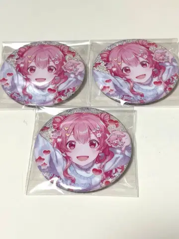 프로세카 글리터 캔뱃지 모모이 아이리 세트