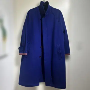 ES:S(에스) S 파랑 남성용 스텐카라 코트