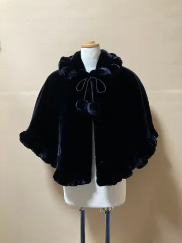 산 헤 퍼 블랙 판초