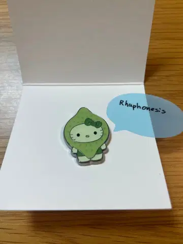 간사이 만박 모 키티 핀 배지 오카메 규조