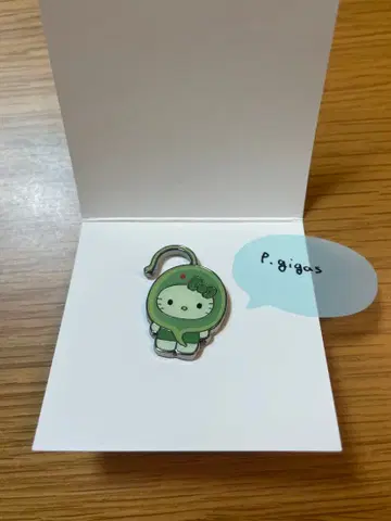 간사이 만박 모 키티 핀 배지 우치와히게무시 P. gigas