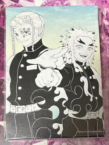 귀멸의 칼날 고토게 코토하루 원화전 아트 보드 렌고쿠 쿄쥬로 우즈이 텐겐