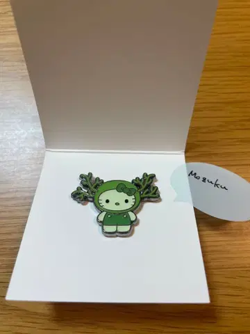 간사이 만박 해초 키티 핀 배지 모즈쿠