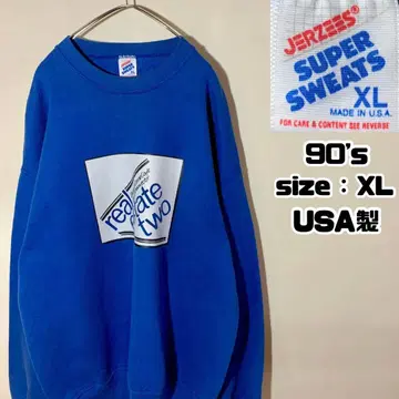 90s JERZEES 저지 맨투맨 헤비 웨이트 USA제 XL