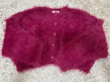 AKTE 샤기 니트 가디건