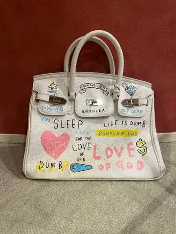 게르니카 페인트 핸드백