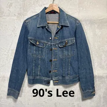 [ 90s Lee ] 삼각형 택 복각 1411 트래커 데님 자켓