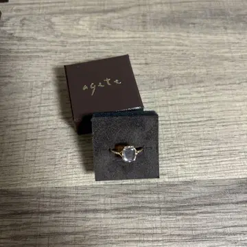 agete 앰버 반지