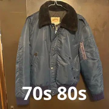70s 80s 골든 베이 플라이트 자켓 MA1 B-15 계열
