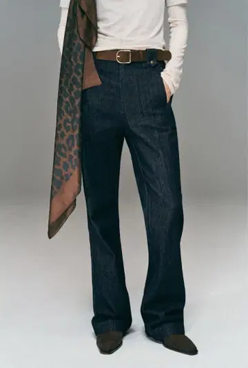 H&M / 와이드 레귤러 데님