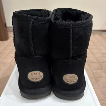 EMU Australia 블랙 무톤 부츠 25cm