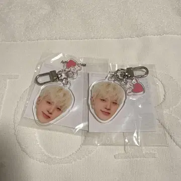 TREASURE 정환 얼굴 아크링 키링 기쁨