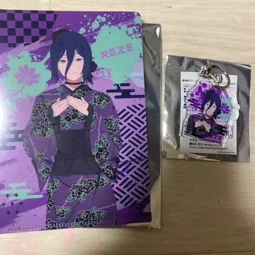 체인소 맨 레제편 룰렛 C상 클리어 파일 아크릴 키링