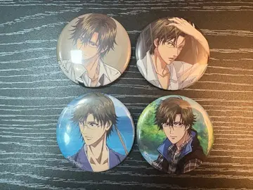테니스의 왕자님 테니프리 편안한 컬렉션 캔뱃지 테즈카 쿠니미츠 4개 세트