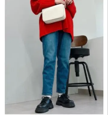 앤디콜 블루 스트레이트 데님 38