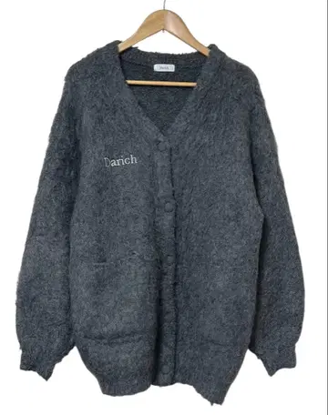 다리치 플러피 오버 풀오버 가디건