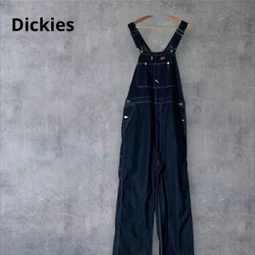 Dickies 데님 오버롤 다크 네이비 WIDE 184cm226