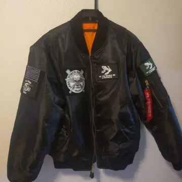 MA-1 플라이트 자켓 M 사이즈 블랙