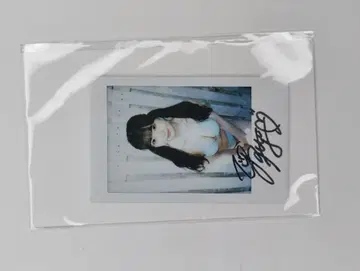 친필 사인 폴라로이드 새상품급