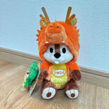 디즈니 리조트 칩 봉제 인형 갑진년 2024